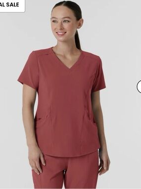 WINK RENEW V-neck Scrub top